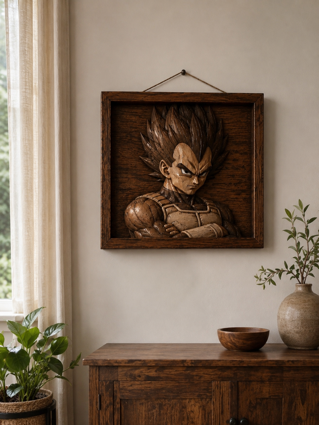 HANDMADE DBZ wall art