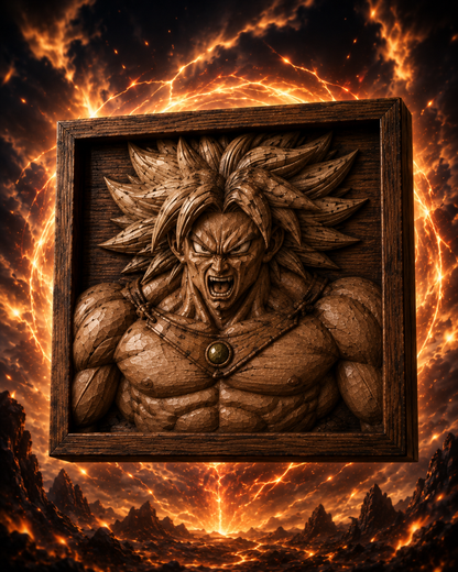 HANDMADE DBZ wall art